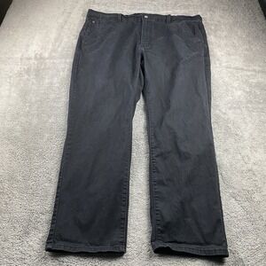 Signature Levi Strauss Athletic Fit Jeans S67 Mens 40x27 Black Mid Rise